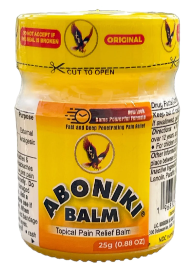 Aboniki Balm – Soothing Herbal Salve for Relief from Cough, Colds & Body Aches