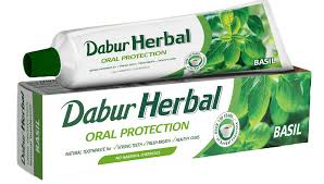 Dabur Herbal Oral Protection – Natural Herbal Toothpaste for Cavity & Gum Care – 140 g Tube